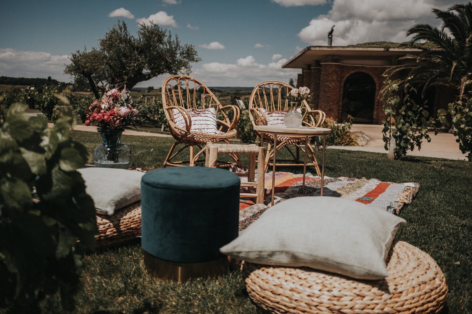 rincones de boda originales