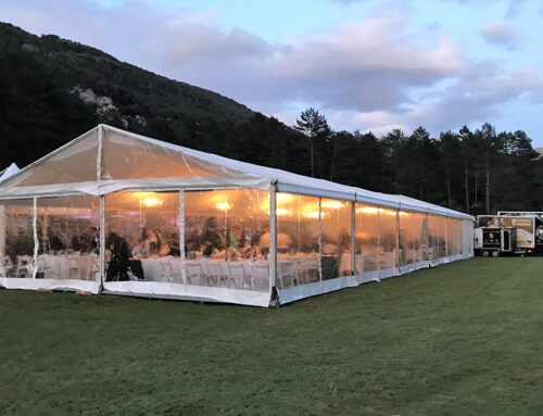 Carpa para eventos con montaje y desmontaje incluido