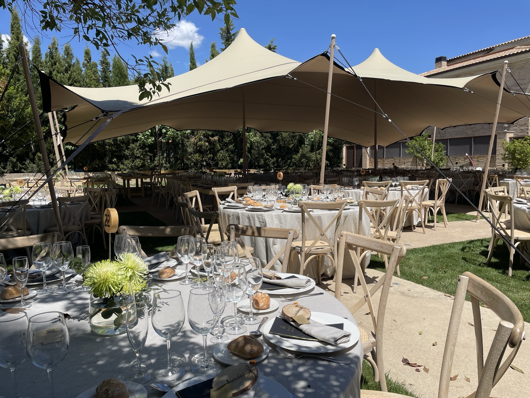 Carpa beduina para boda