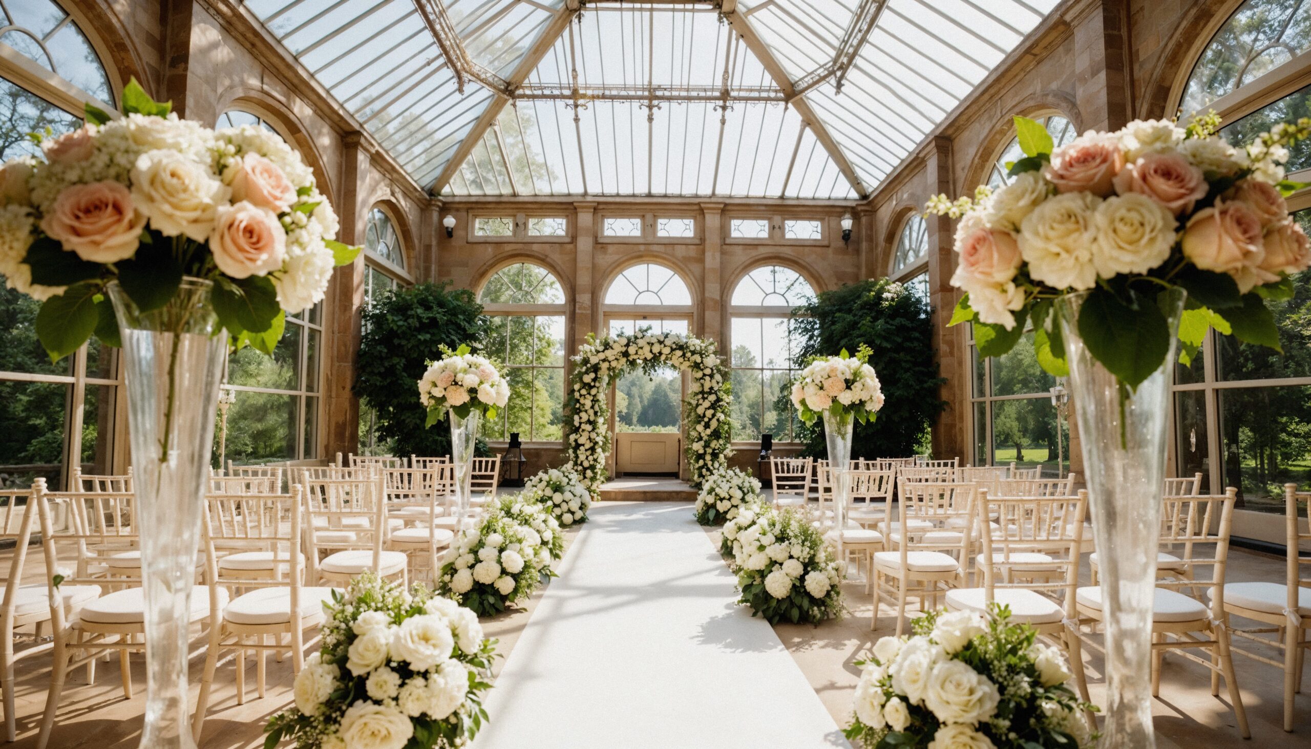 Decoración de carpa para boda