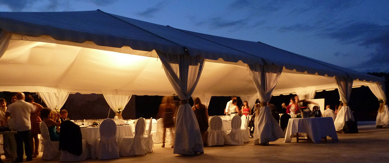 Carpas con cortinas