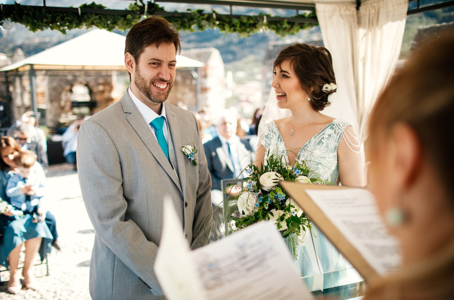 boda civil en carpa